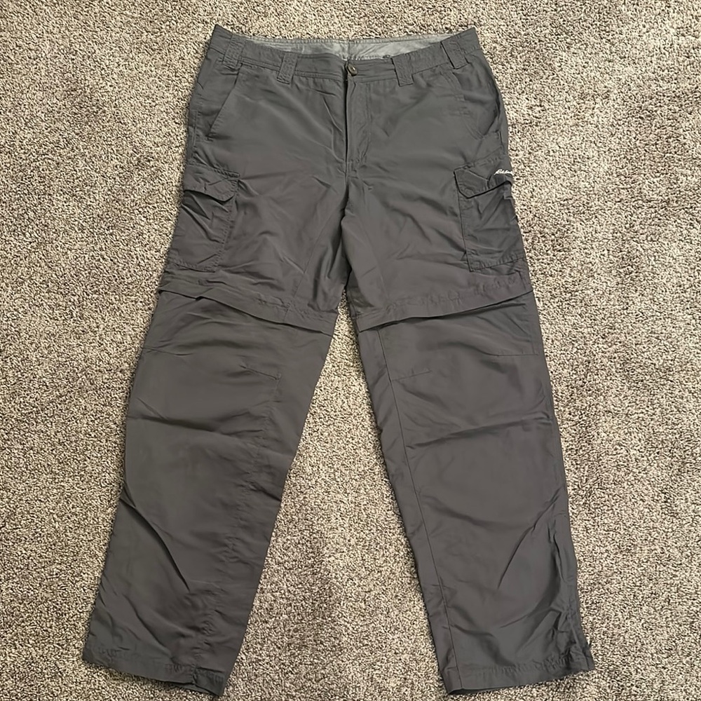 Eddie Bauer dark grey Cargo Pants - Picture 4 of 9